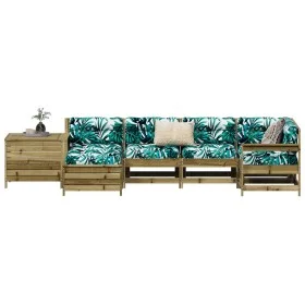 Gartensofa-Set 7-teilig aus imprägniertem Kiefernholz von vidaXL, Gartensets - Ref: Foro24-3250979, Preis: 455,98 €, Rabatt: %