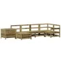 Garden sofa set 7 pieces impregnated pine wood by vidaXL, Garden sets - Ref: Foro24-3250979, Price: 456,00 €, Discount: %