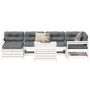Garden sofa set 7 pieces solid white pine wood by vidaXL, Garden sets - Ref: Foro24-3250985, Price: 506,93 €, Discount: %