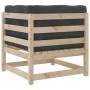 6-piece garden sofa set with solid pine wood cushions by vidaXL, Garden sets - Ref: Foro24-3299523, Price: 535,46 €, Discount: %