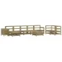 Gartensofa-Set 10-teilig aus imprägniertem Kiefernholz von vidaXL, Gartensets - Ref: Foro24-3250643, Preis: 616,82 €, Rabatt: %