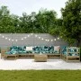 Gartensofa-Set 10-teilig aus imprägniertem Kiefernholz von vidaXL, Gartensets - Ref: Foro24-3250643, Preis: 616,82 €, Rabatt: %