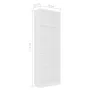 Estantería de 5 niveles madera contrachapada blanca 60x24x175cm de vidaXL, Librerías y estanterías - Ref: Foro24-800882, Prec...