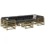 Gartensofa-Set 8-teilig aus imprägniertem Kiefernholz von vidaXL, Gartensets - Ref: Foro24-3299334, Preis: 466,23 €, Rabatt: %