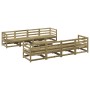 Gartensofa-Set 9-teilig aus imprägniertem Kiefernholz von vidaXL, Gartensets - Ref: Foro24-3299357, Preis: 527,33 €, Rabatt: %