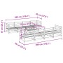 Gartensofa-Set 9-teilig aus imprägniertem Kiefernholz von vidaXL, Gartensets - Ref: Foro24-3299357, Preis: 527,33 €, Rabatt: %