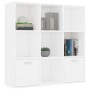 Weißes Sperrholzregal 98x30x98 cm von vidaXL, Bücherregale und Regale - Ref: Foro24-801116, Preis: 83,09 €, Rabatt: %