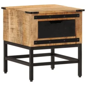 Nachttisch aus massivem Mangoholz, 40 x 40 x 45 cm von vidaXL, Nachttische - Ref: Foro24-358911, Preis: 64,12 €, Rabatt: %