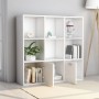 Weißes Sperrholzregal 98x30x98 cm von vidaXL, Bücherregale und Regale - Ref: Foro24-801116, Preis: 83,09 €, Rabatt: %
