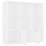 Weißes Sperrholzregal 98x30x98 cm von vidaXL, Bücherregale und Regale - Ref: Foro24-801116, Preis: 83,09 €, Rabatt: %