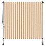 Persiana enrollable exterior tela acero naranja y blanco de vidaXL, Toldos - Ref: Foro24-368771, Precio: 129,23 €, Descuento: %