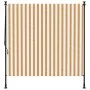 Persiana enrollable exterior tela acero naranja y blanco de vidaXL, Toldos - Ref: Foro24-368771, Precio: 107,15 €, Descuento: %