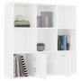 Weißes Sperrholzregal 98x30x98 cm von vidaXL, Bücherregale und Regale - Ref: Foro24-801116, Preis: 83,09 €, Rabatt: %