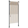 Yellow and white steel fabric exterior roller blind by vidaXL, Awnings - Ref: Foro24-368773, Price: 63,45 €, Discount: %