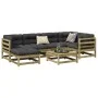 7-piece garden sofa set with impregnated pine wood cushions by vidaXL, Garden sets - Ref: Foro24-3299537, Price: 643,14 €, Di...