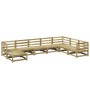 Gartensofa-Set 8-teilig aus imprägniertem Kiefernholz von vidaXL, Gartensets - Ref: Foro24-3299577, Preis: 470,47 €, Rabatt: %