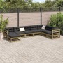 Garden sofa set 8 pieces impregnated pine wood by vidaXL, Garden sets - Ref: Foro24-3299577, Price: 470,47 €, Discount: %