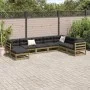 Garden sofa set 8 pieces impregnated pine wood by vidaXL, Garden sets - Ref: Foro24-3299577, Price: 463,89 €, Discount: %