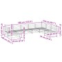 Garden sofa set 8 pieces impregnated pine wood by vidaXL, Garden sets - Ref: Foro24-3299577, Price: 470,47 €, Discount: %