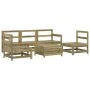 Gartensofa-Set 6-teilig aus imprägniertem Kiefernholz von vidaXL, Gartensets - Ref: Foro24-3250731, Preis: 344,15 €, Rabatt: %