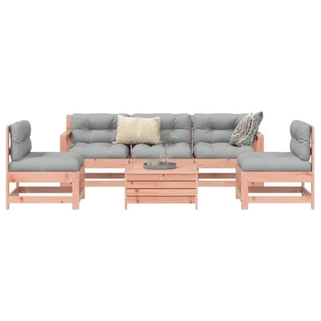 Garden sofa set 6 pieces solid Douglas fir wood by vidaXL, Garden sets - Ref: Foro24-3250738, Price: 339,42 €, Discount: %