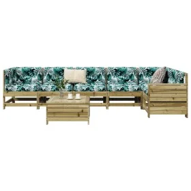 Garden sofa set 7 pieces impregnated pine wood by vidaXL, Garden sets - Ref: Foro24-3250875, Price: 451,44 €, Discount: %