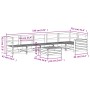 Gartensofa-Set 7-teilig aus imprägniertem Kiefernholz von vidaXL, Gartensets - Ref: Foro24-3250875, Preis: 464,64 €, Rabatt: %
