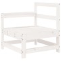Gartensofa-Set 7-teilig aus massivem weißem Kiefernholz von vidaXL, Gartensets - Ref: Foro24-3250905, Preis: 462,29 €, Rabatt: %