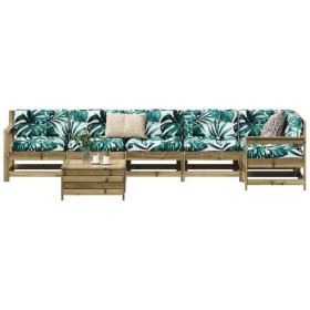 Garden sofa set 7 pieces impregnated pine wood by vidaXL, Garden sets - Ref: Foro24-3250907, Price: 422,70 €, Discount: %