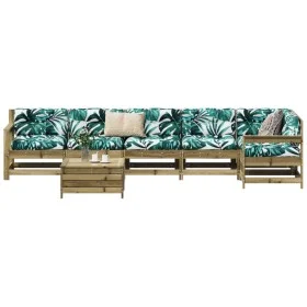 Garden sofa set 7 pieces impregnated pine wood by vidaXL, Garden sets - Ref: Foro24-3250907, Price: 416,69 €, Discount: %