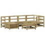 Garden sofa set 7 pieces impregnated pine wood by vidaXL, Garden sets - Ref: Foro24-3250911, Price: 432,24 €, Discount: %