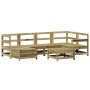 Garden sofa set 7 pieces impregnated pine wood by vidaXL, Garden sets - Ref: Foro24-3250951, Price: 414,38 €, Discount: %
