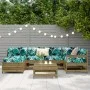 Gartensofa-Set 7-teilig aus imprägniertem Kiefernholz von vidaXL, Gartensets - Ref: Foro24-3250951, Preis: 408,73 €, Rabatt: %