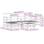 Gartensofa-Set 7-teilig aus imprägniertem Kiefernholz von vidaXL, Gartensets - Ref: Foro24-3250951, Preis: 408,73 €, Rabatt: %