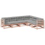 6-piece garden sofa set with Douglas fir wood cushions by vidaXL, Garden sets - Ref: Foro24-3299458, Price: 614,73 €, Discoun...