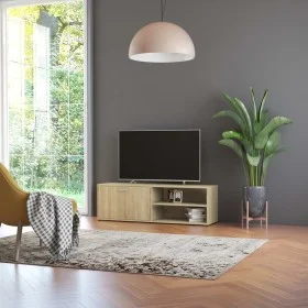 TV-Schrank aus eichenfarbenem Sperrholz, 120 x 34 x 37 cm von vidaXL, TV-Möbel - Ref: Foro24-801155, Preis: 56,60 €, Rabatt: %