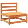 Gartensofa-Set 7-teilig aus massivem Kiefernholz, wachsbraun von vidaXL, Gartensets - Ref: Foro24-3299464, Preis: 439,65 €, R...