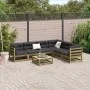 Gartensofa-Set 7-teilig aus imprägniertem Kiefernholz von vidaXL, Gartensets - Ref: Foro24-3299466, Preis: 400,17 €, Rabatt: %