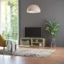 TV-Schrank aus eichenfarbenem Sperrholz, 120 x 34 x 37 cm von vidaXL, TV-Möbel - Ref: Foro24-801155, Preis: 56,60 €, Rabatt: %