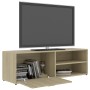 TV-Schrank aus eichenfarbenem Sperrholz, 120 x 34 x 37 cm von vidaXL, TV-Möbel - Ref: Foro24-801155, Preis: 57,40 €, Rabatt: %