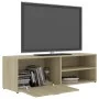 TV-Schrank aus eichenfarbenem Sperrholz, 120 x 34 x 37 cm von vidaXL, TV-Möbel - Ref: Foro24-801155, Preis: 56,60 €, Rabatt: %