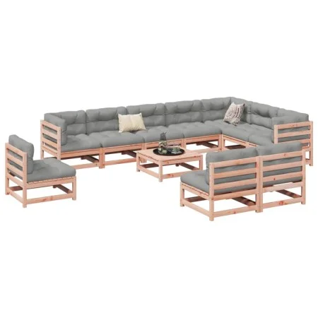 Gartensofa-Set 11-teilig aus massivem Douglasienholz von vidaXL, Gartensets - Ref: Foro24-3299487, Preis: 599,11 €, Rabatt: %