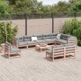 Garden sofa set 11 pieces solid Douglas fir wood by vidaXL, Garden sets - Ref: Foro24-3299487, Price: 606,88 €, Discount: %