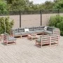 Gartensofa-Set 11-teilig aus massivem Douglasienholz von vidaXL, Gartensets - Ref: Foro24-3299487, Preis: 599,11 €, Rabatt: %