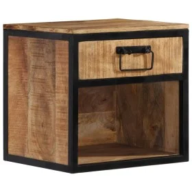 Solid mango wood bedside table 40x35x40 cm by vidaXL, Nightstands - Ref: Foro24-358913, Price: 76,17 €, Discount: %
