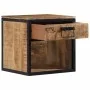 Mesita de noche madera maciza de mango 40x35x40 cm de vidaXL, Mesitas de noche - Ref: Foro24-358913, Precio: 76,35 €, Descuen...