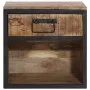 Mesita de noche madera maciza de mango 40x35x40 cm de vidaXL, Mesitas de noche - Ref: Foro24-358913, Precio: 76,35 €, Descuen...