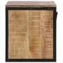 Mesita de noche madera maciza de mango 40x35x40 cm de vidaXL, Mesitas de noche - Ref: Foro24-358913, Precio: 76,35 €, Descuen...