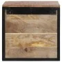 Mesita de noche madera maciza de mango 40x35x40 cm de vidaXL, Mesitas de noche - Ref: Foro24-358913, Precio: 76,35 €, Descuen...