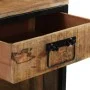 Mesita de noche madera maciza de mango 40x35x40 cm de vidaXL, Mesitas de noche - Ref: Foro24-358913, Precio: 76,35 €, Descuen...